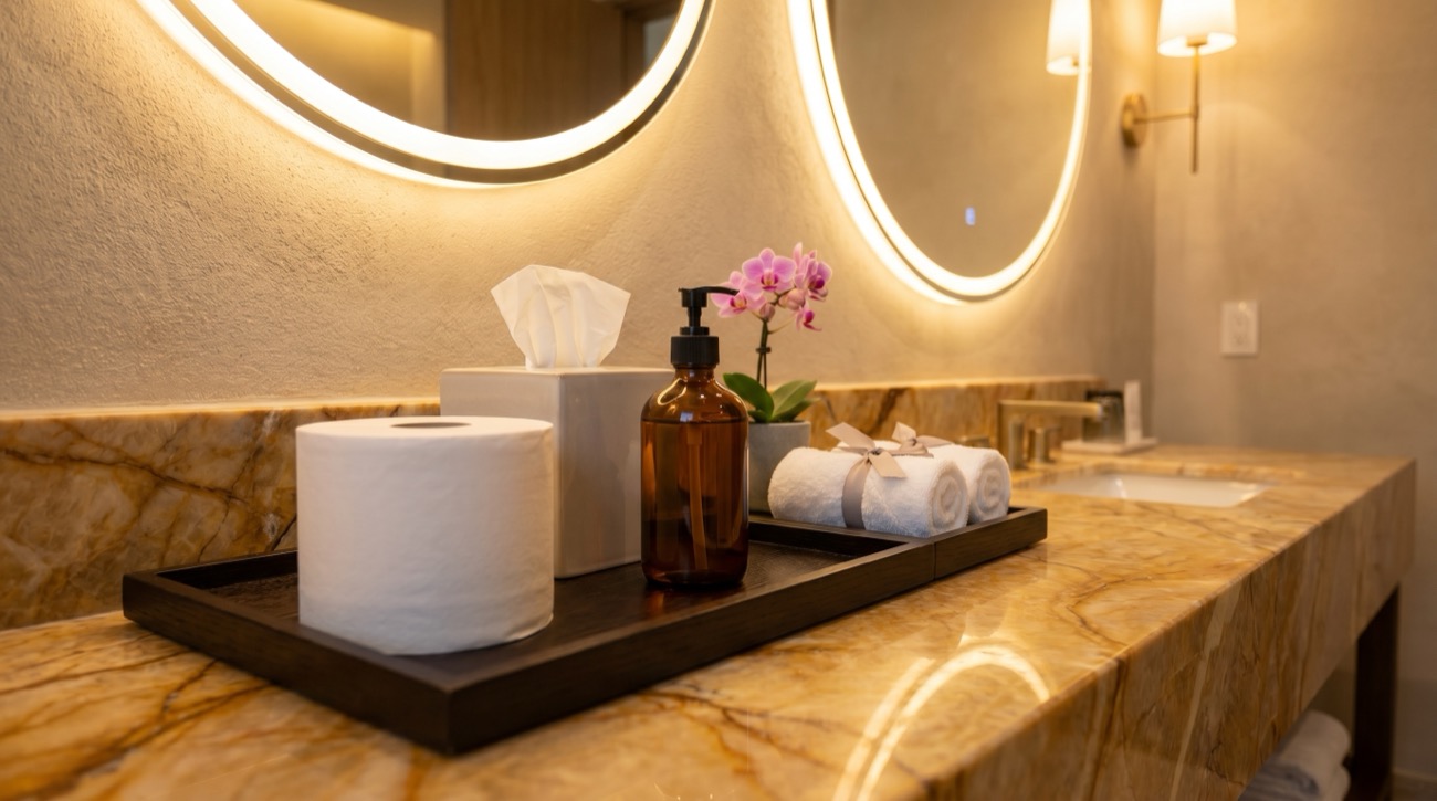 Hotel washroom